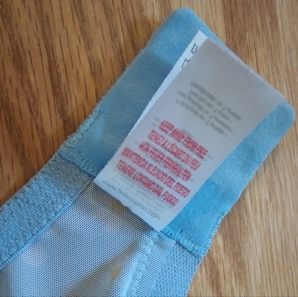 Floral Blue Bra - Picture 8 of 9